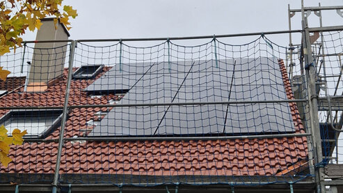 Photovoltaik-Module auf dem Dach